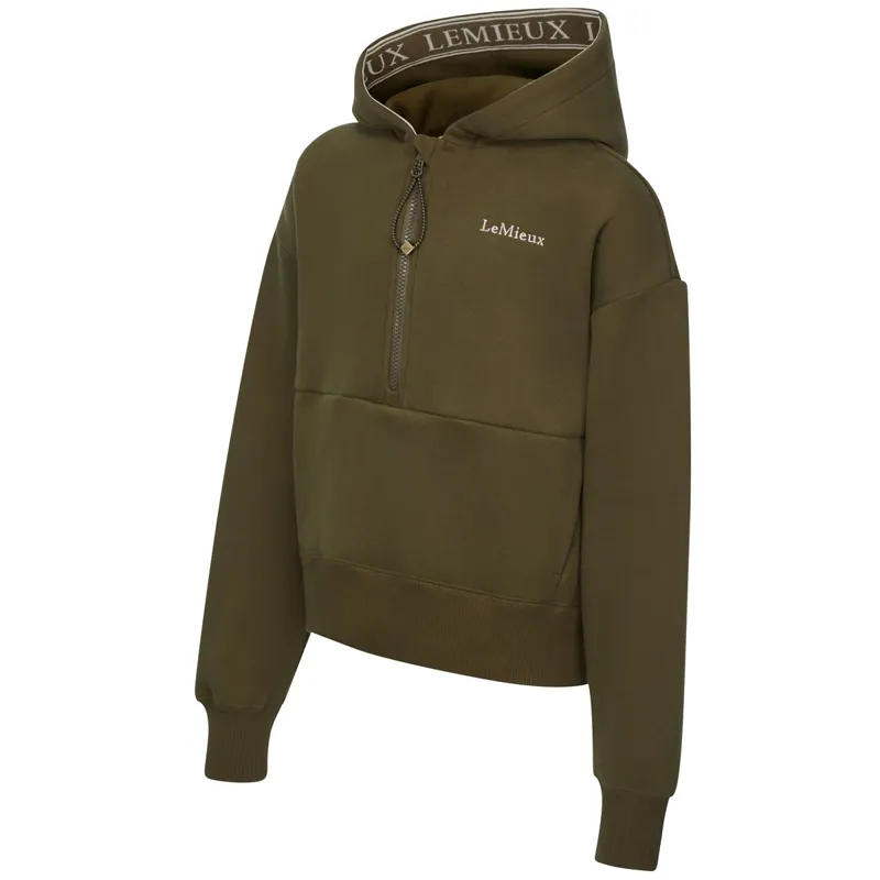 LeMieux Young Rider Hettie Quarter Zip Junior Hoodie - Alpine-4