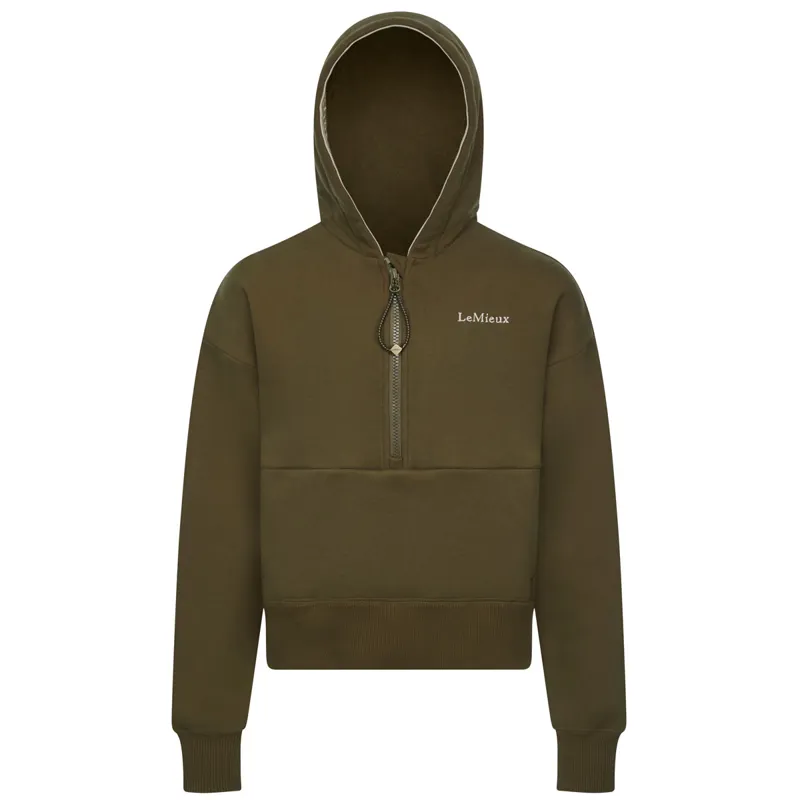 LeMieux Young Rider Hettie Quarter Zip Junior Hoodie - Alpine
