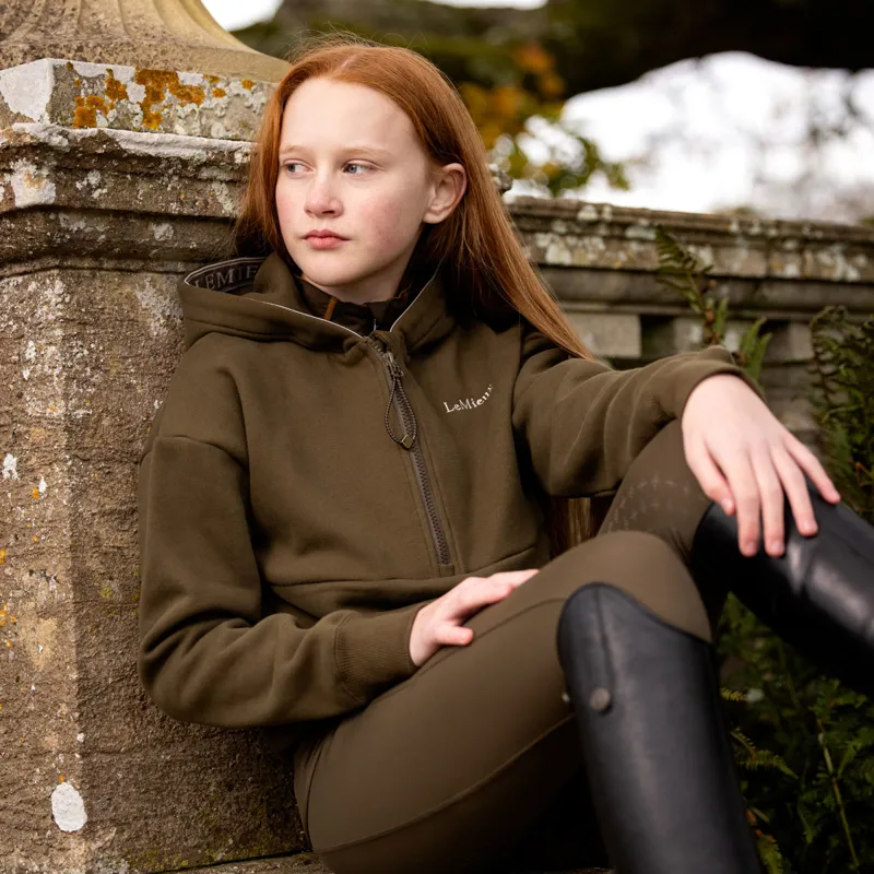 LeMieux Young Rider Hettie Quarter Zip Junior Hoodie - Alpine-3