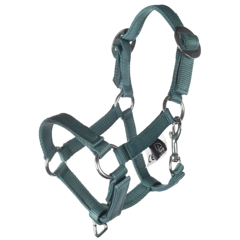HKM Hobby Horse Basic Headcollar and Leadrope - Turqouise-1