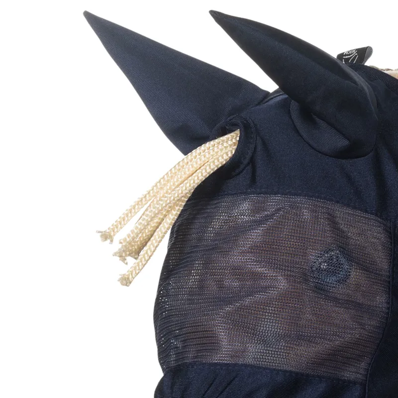HKM Hobby Horse Fly Mask - Dark Blue-1