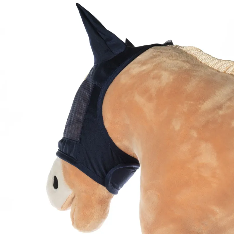 HKM Hobby Horse Fly Mask - Dark Blue-3