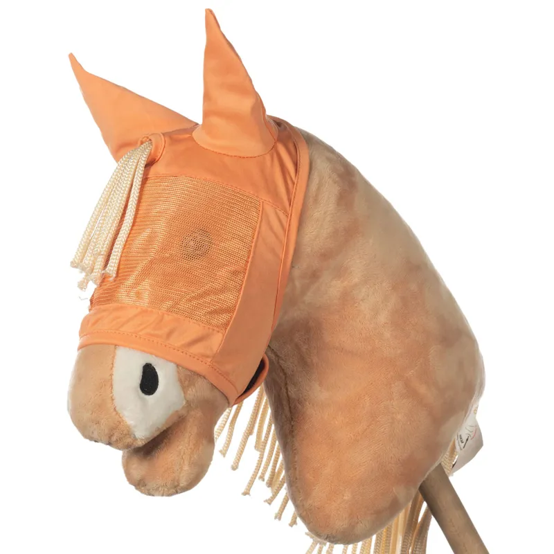 HKM Hobby Horse Fly Mask - Orange