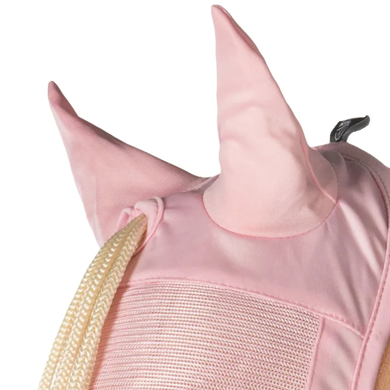 HKM Hobby Horse Fly Mask - Rose-1
