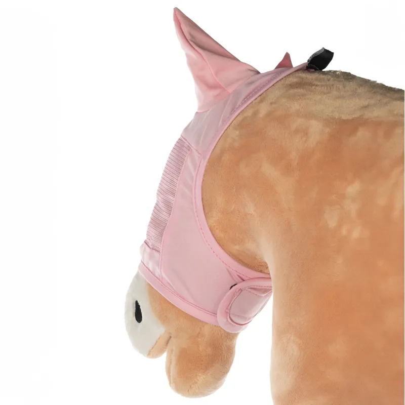 HKM Hobby Horse Fly Mask - Rose-2