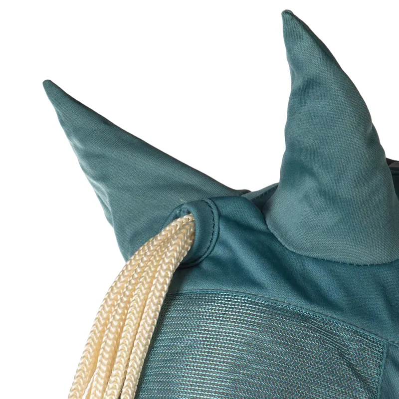 HKM Hobby Horse Fly Mask - Turquoise-1