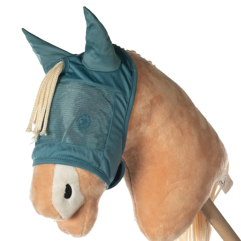 HKM Hobby Horse Fly Mask - Turquoise