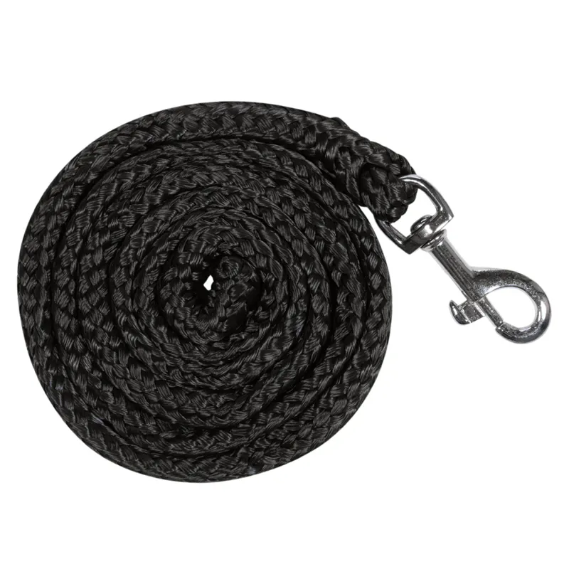 HKM Hobby Horse Headcollar and Lead Rope - Black-1