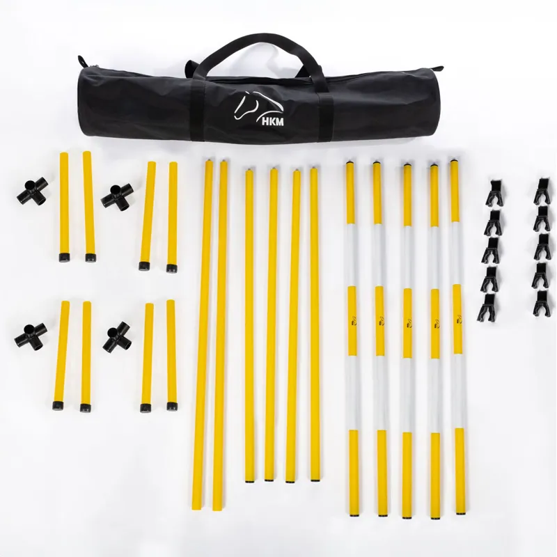 HKM Hobby Horsing Jumping Set - Yellow-2