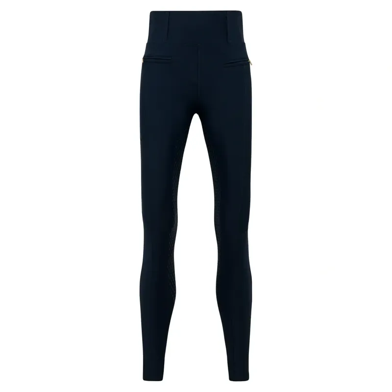 Holland Cooper Chatsworth Pull On Womens Riding Tights - Ink Blue-9