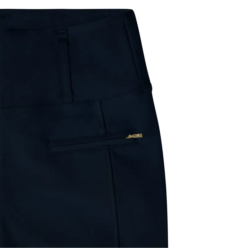 Holland Cooper Chatsworth Pull On Womens Riding Tights - Ink Blue-5