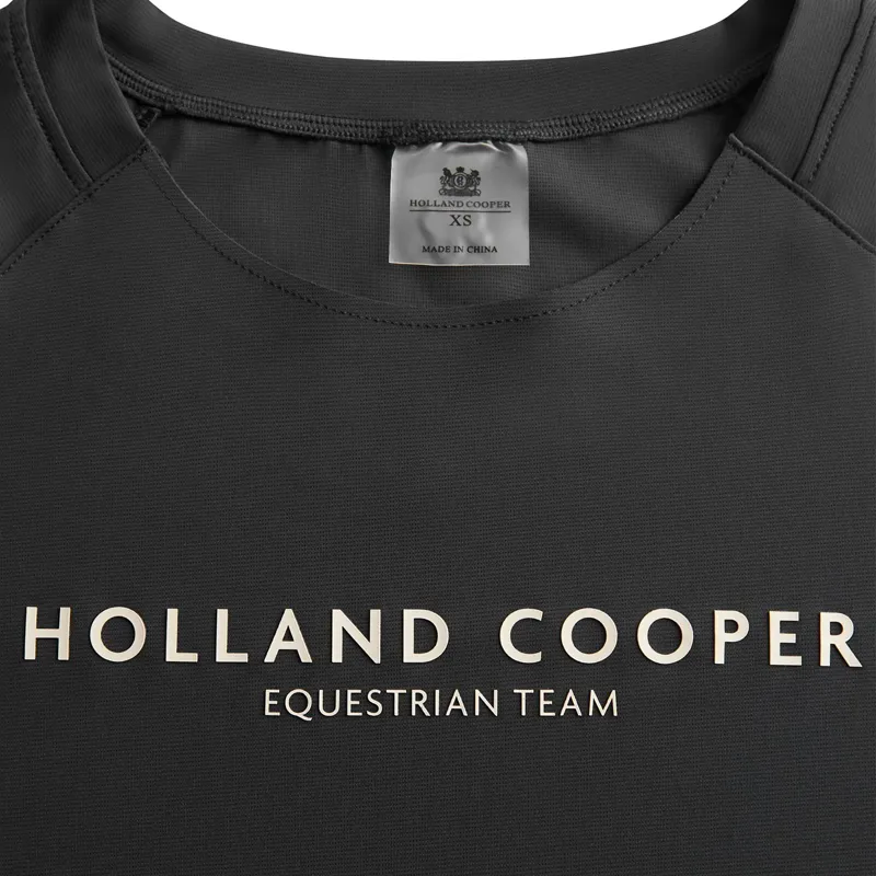 Holland Cooper Chiltern Womens Crew Neck T-Shirt - Black-6
