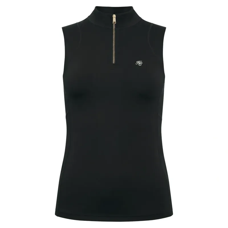 Holland Cooper Chiltern Womens Sleeveless Base Layer - Black-2