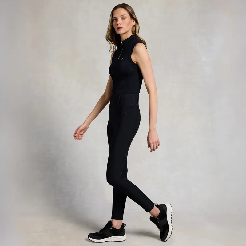 Holland Cooper Chiltern Womens Sleeveless Base Layer - Black-4