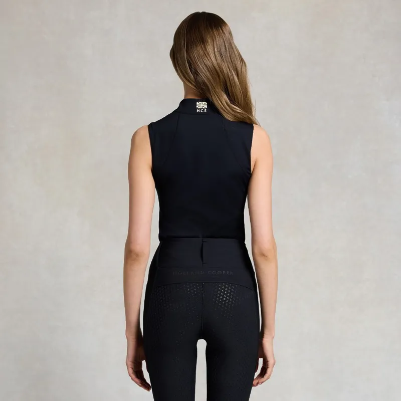 Holland Cooper Chiltern Womens Sleeveless Base Layer - Black-1