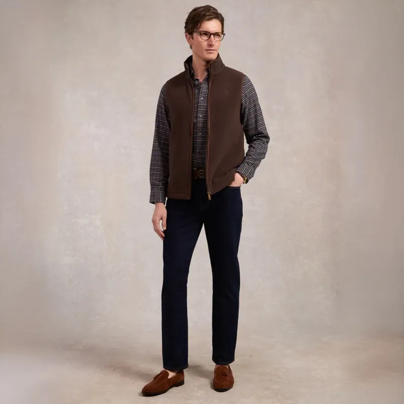 Holland Cooper Classic Men's Button Shirt - Cheltenham Check Navy-7
