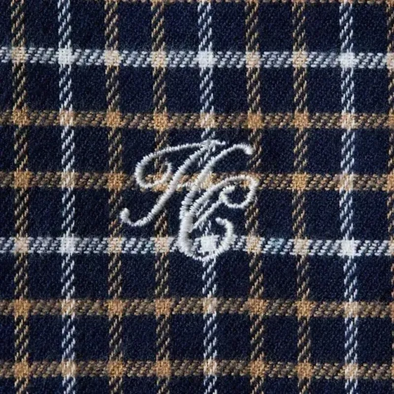 Holland Cooper Classic Men's Button Shirt - Cheltenham Check Navy-5