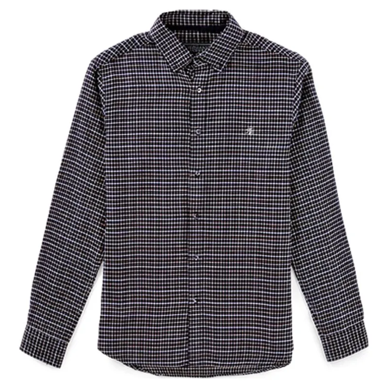 Holland Cooper Classic Men's Button Shirt - Cheltenham Check Navy-1