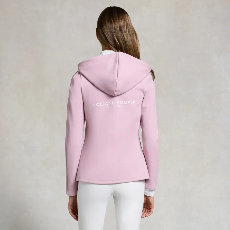 Holland Cooper Chiltern Womens Zip Hoodie - Dawn Pink-5