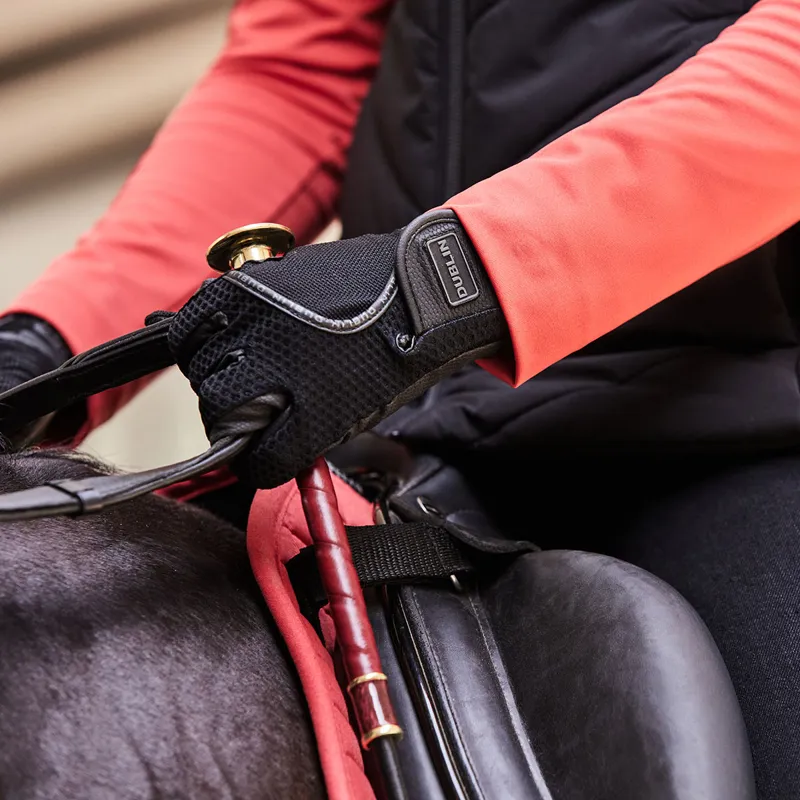 Dublin Airflow Honeycomb Riding Gloves - Black-2