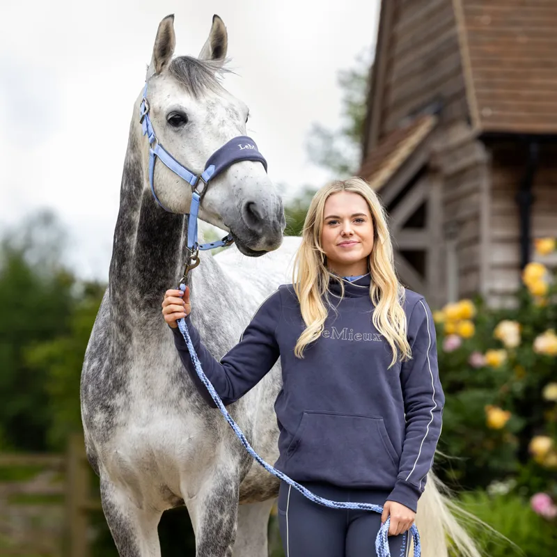 LeMieux x This Esme Ladies Hoodie - Dusk Blue-5