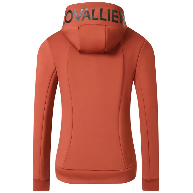 Covalliero Womens Hoodie Jacket - Rust-1