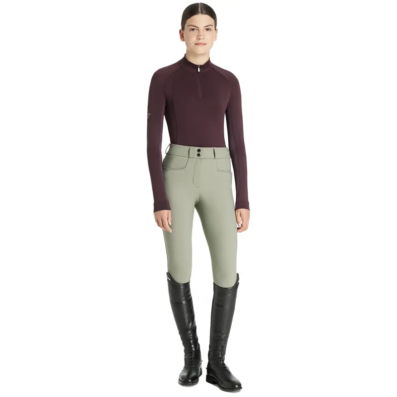 LeMieux Young Rider Hope Lightweight Base Layer - Damson-4