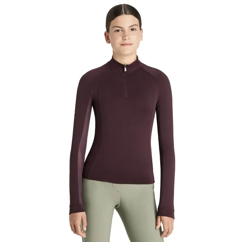 LeMieux Young Rider Hope Lightweight Base Layer - Damson
