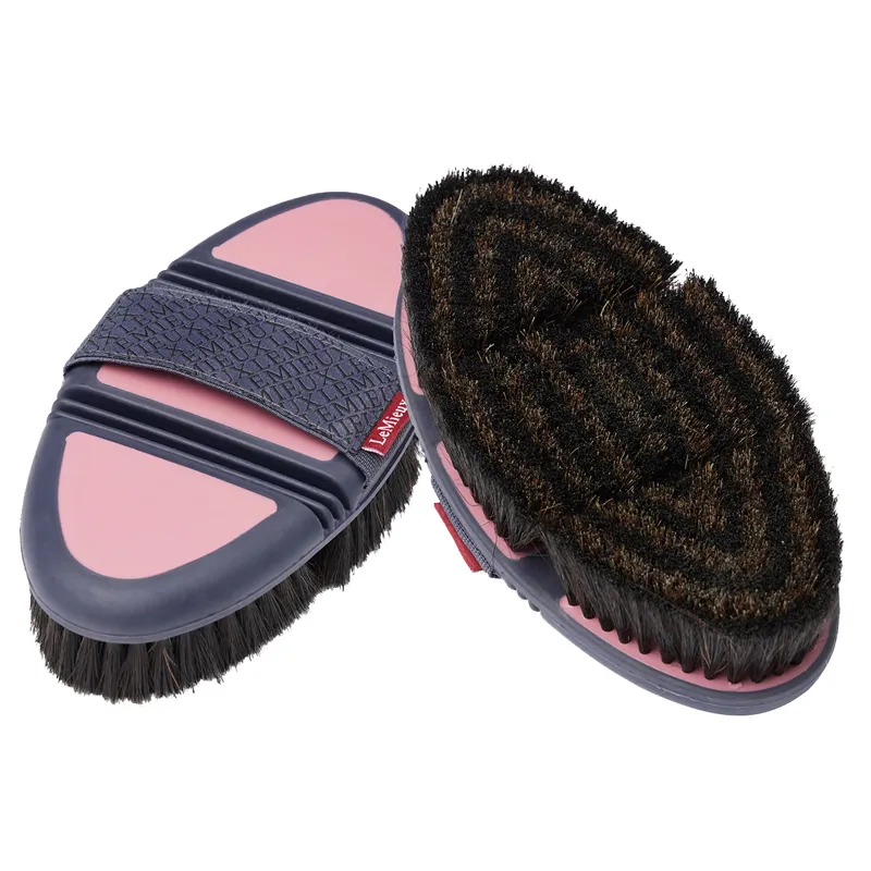 LeMieux Flexi Horse Hair Body Brush - Peony