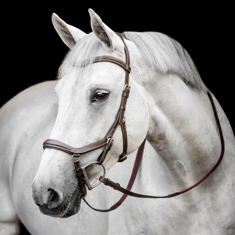 Horseware Micklem Deluxe Competition Bridle - Dark Havana