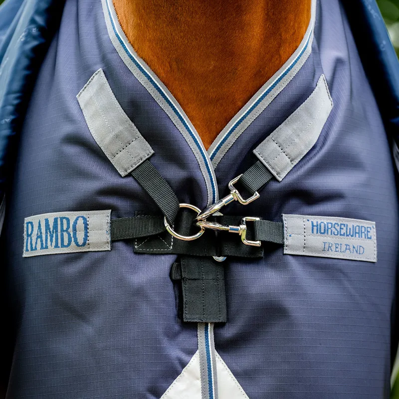 Rambo Duo Force 2.0 100g Turnout with 2 Eco Liners Bundle - Navy/Thunder-4