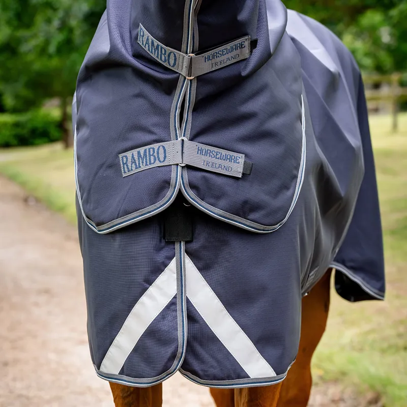 Rambo Duo Force 2.0 100g Turnout with 2 Eco Liners Bundle - Navy/Thunder-5