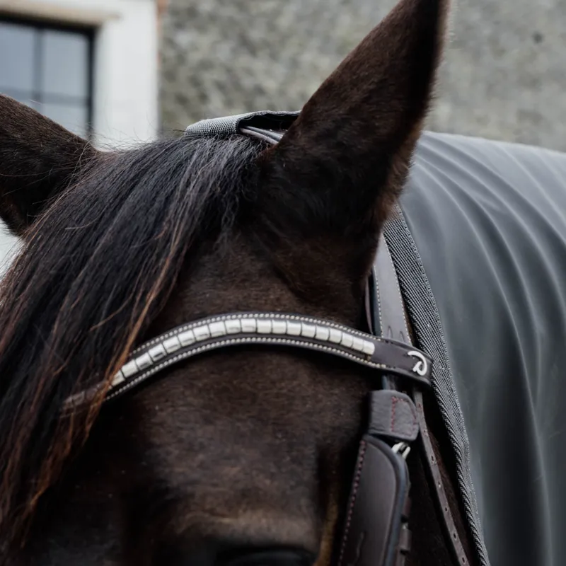 Kentucky Hurricane Raincoat Rug with Stirrup Holes - Grey-5