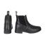 HyLAND Fleece Lined Wax Leather Jodhpur Boot - Black