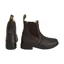 HyLAND Fleece Lined Wax Leather Adults Jodhpur Boots - Brown