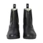 HyLAND Fleece Lined Wax Leather Zip Jodhpur Boots - Black 