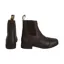 HyLAND Fleece Lined Wax Leather Zip Jodhpur Boots - Brown 