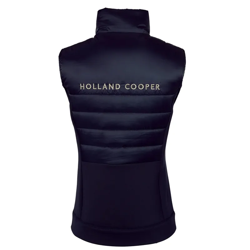 Holland Cooper Hybrid Ladies Gilet - Ink Navy-5
