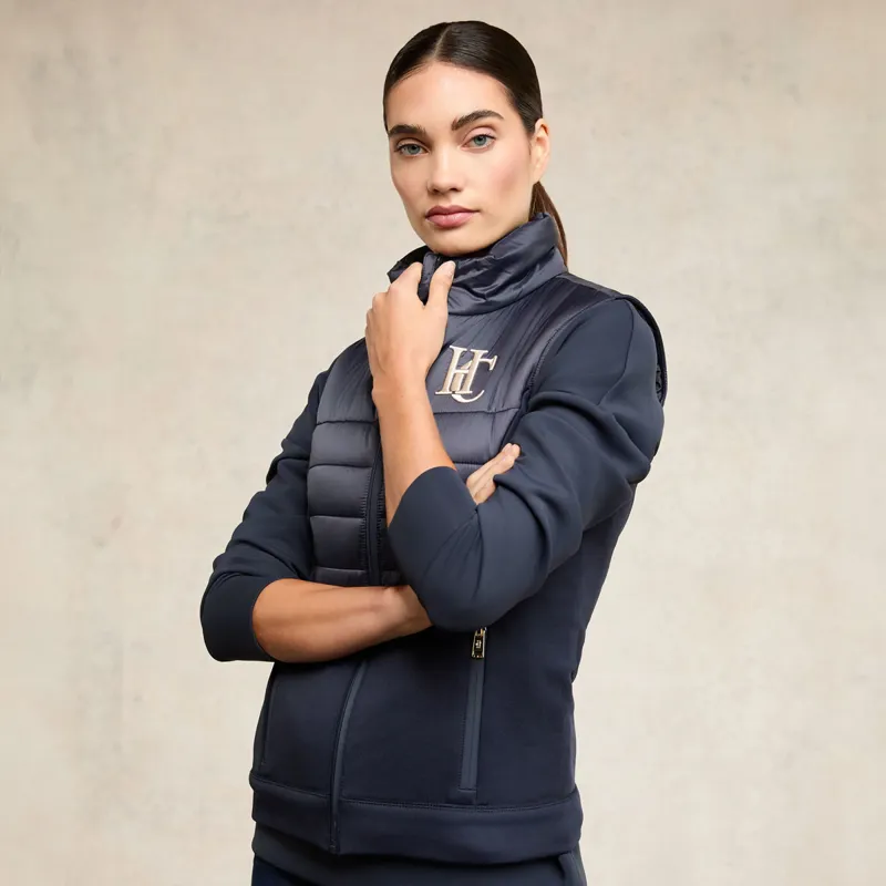 Holland Cooper Hybrid Ladies Gilet - Ink Navy-6