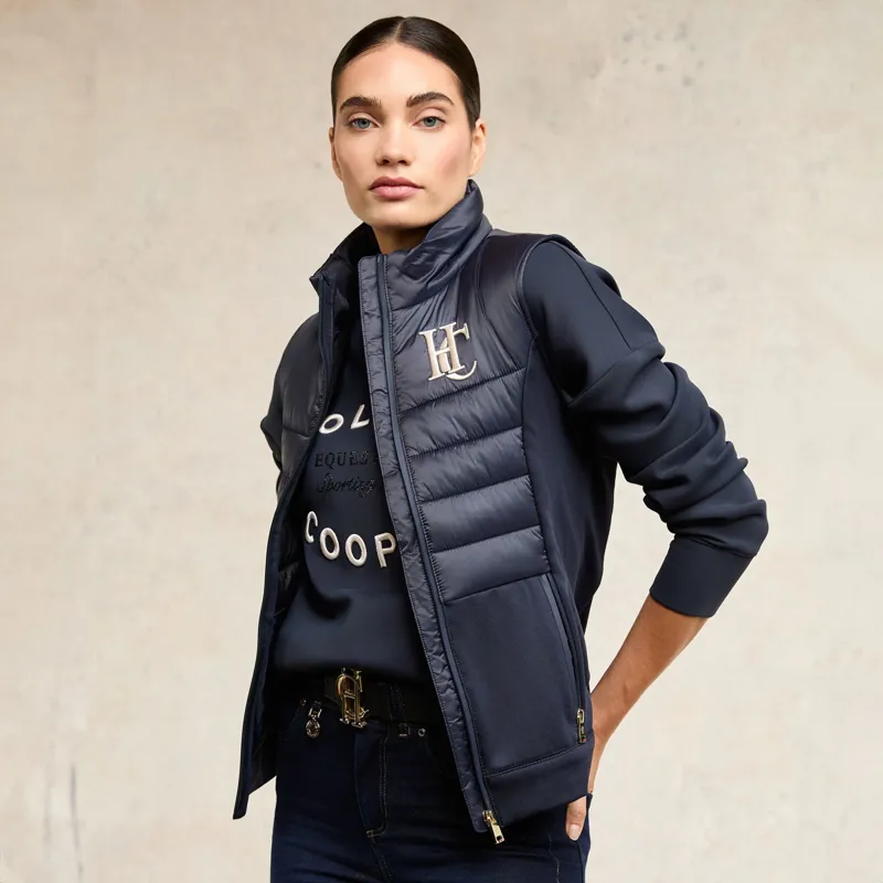 Holland Cooper Hybrid Ladies Gilet - Ink Navy