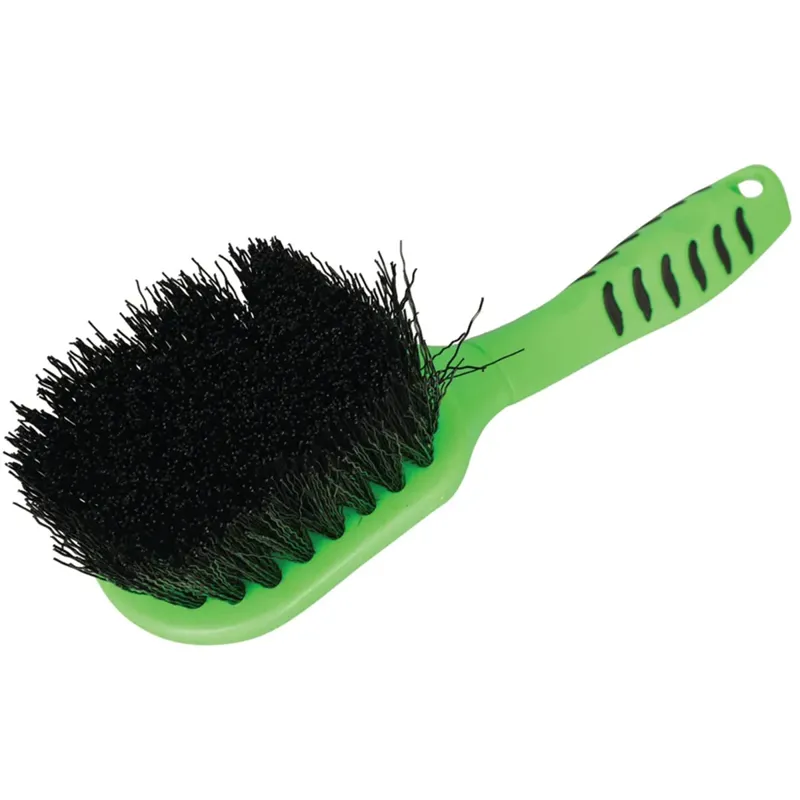 Hy Equestrian Vivid Bucket Brush - Green-1