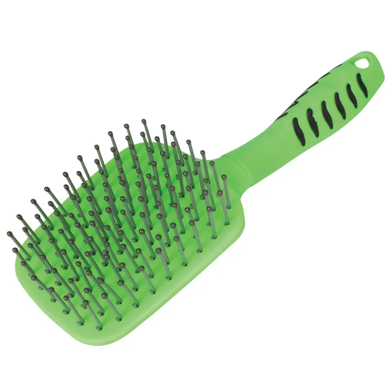 Hy Equestrian Vivid Mane and Tail Brush - Green