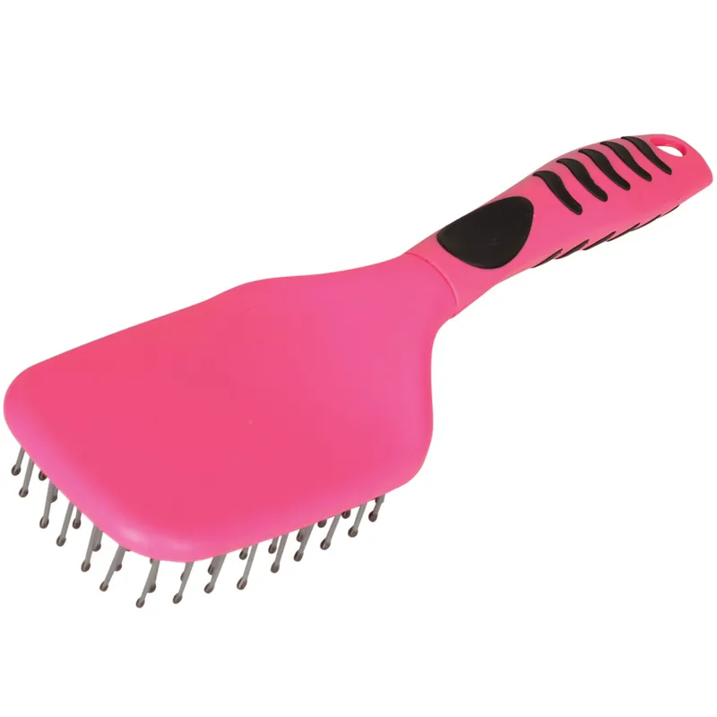 Hy Equestrian Vivid Mane and Tail Brush - Pink-1