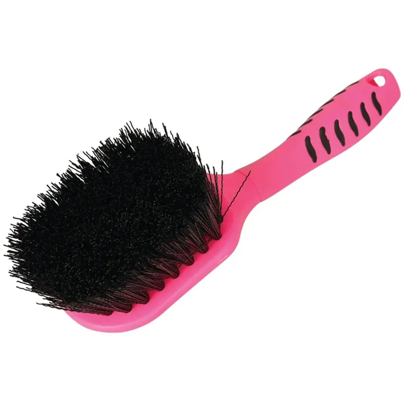 Hy Equestrian Vivid Bucket Brush - Pink-1