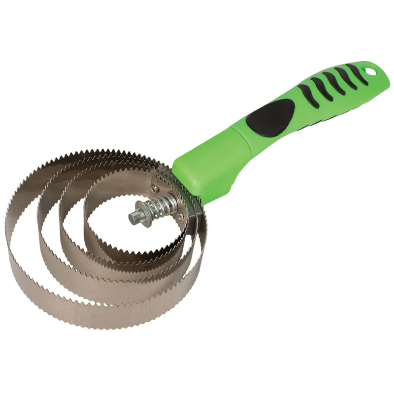 Hy Equestrian Vivid Spring Curry Comb - Green