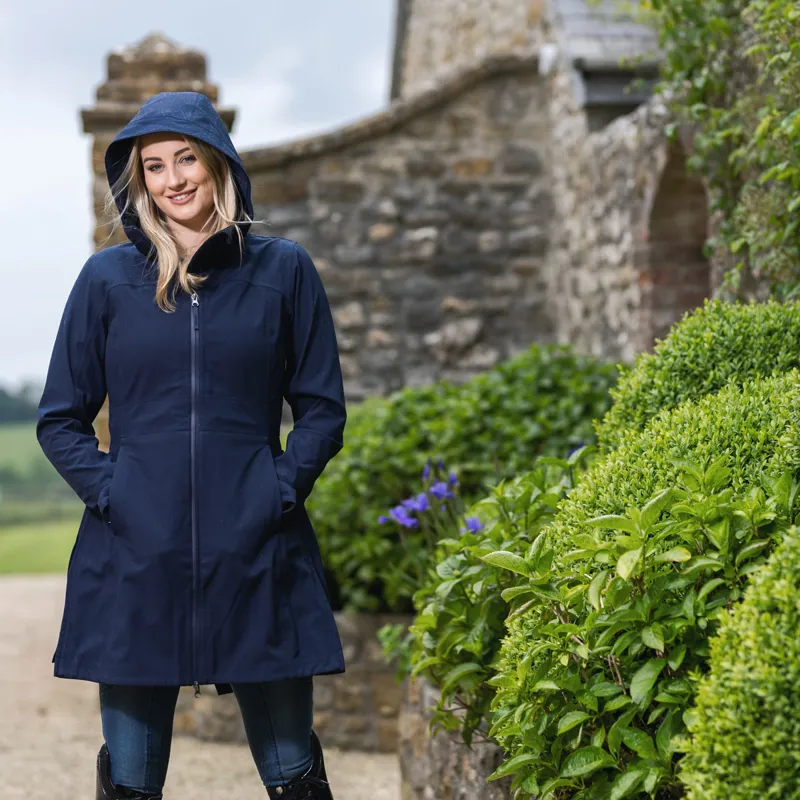 LeMieux Maisie Ladies Lightweight Long Riding Jacket - Navy-10