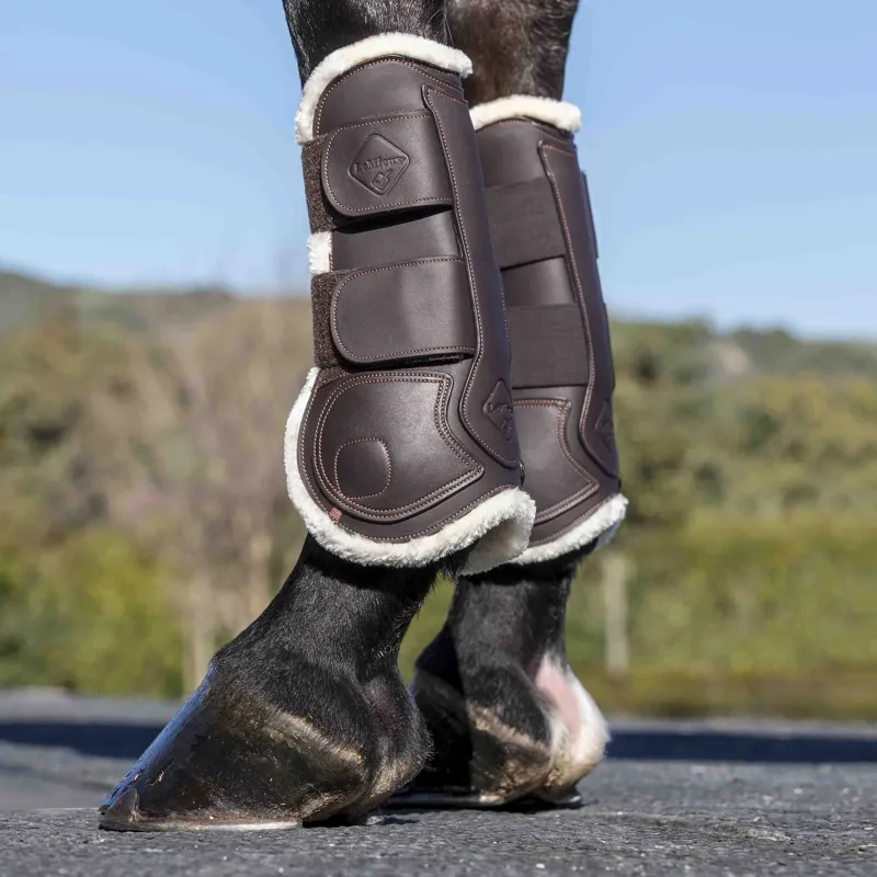 LeMieux Capella Comfort Tendon Boots - Brown-4