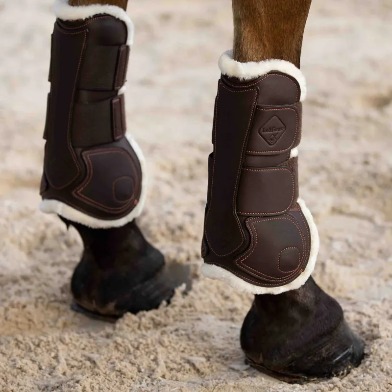 LeMieux Capella Comfort Tendon Boots - Brown-6