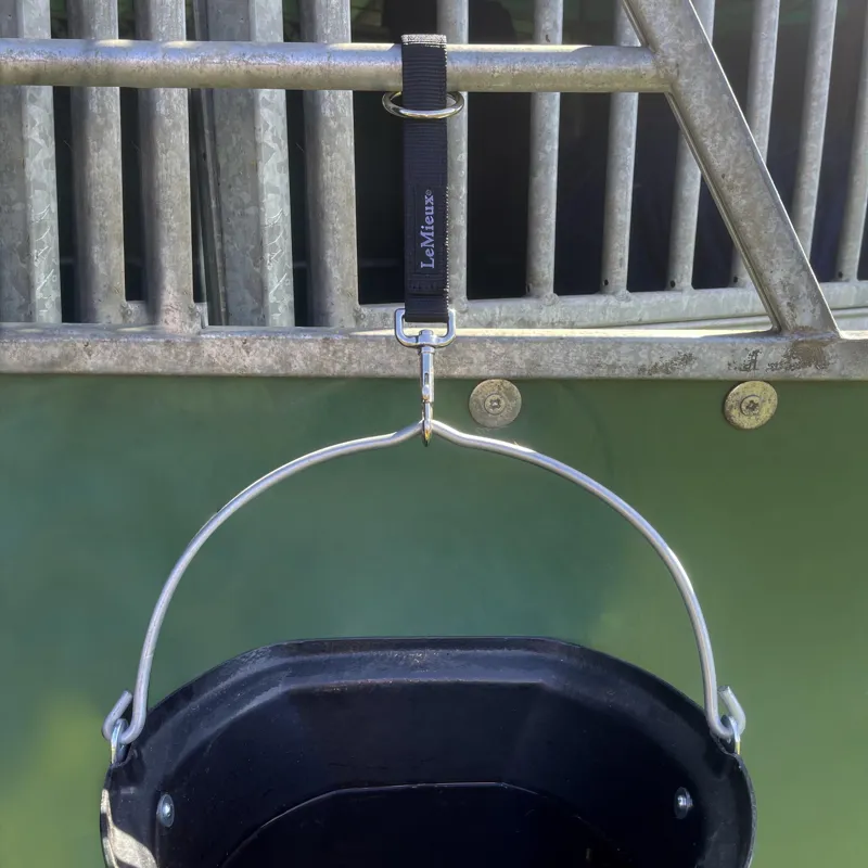 LeMieux Hook and Loop Strap - Black-1