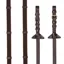 LeMieux Rubber Grip Continental Reins - Havana/Brass